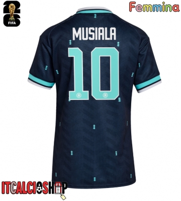Germania Jamal Musiala #10 Seconda Maglia Femmina Mondiali 2026 Manica Corta